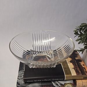 Vtg Park Avenue Clear Glass Bowl